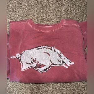 Comfort Colors Red Arkansas Sweatshirt